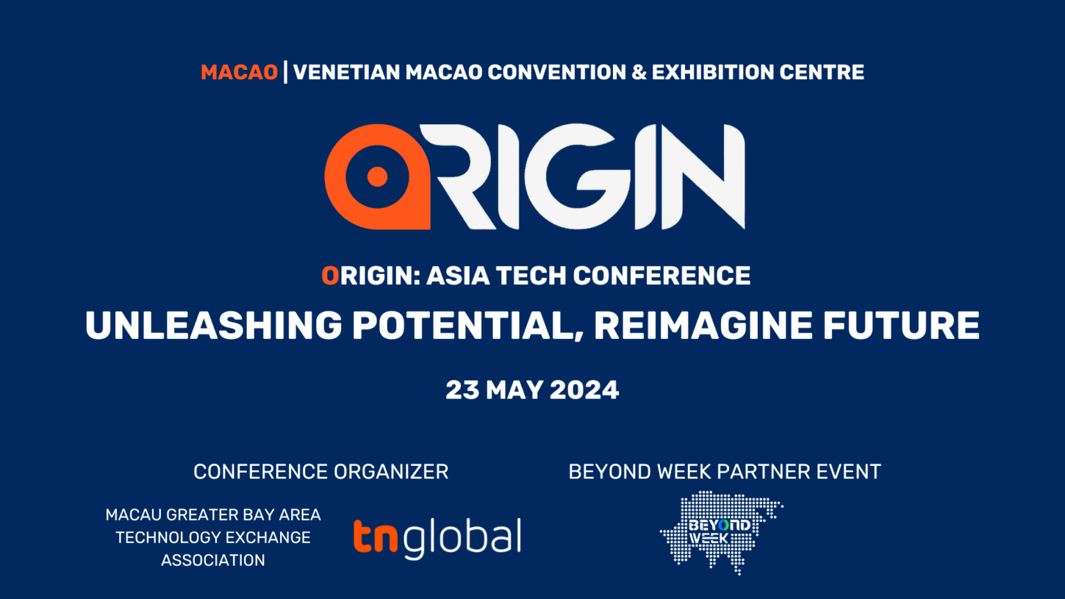 BEYOND WEEK | ORIGIN: Asia Tech Conference to Unveil the Future of Asia ...